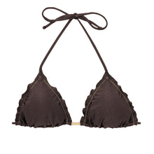 Load image into Gallery viewer, Product Front: Rio De Sol Top Top Shimmer-Coffee Frufru
