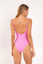 Load image into Gallery viewer, Model Back: Rio De Sol One-Piece Crespinho-Rosa Hype