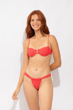 Load image into Gallery viewer, Model Front: Rio De Sol Top Top Cali-Flamingo Juliette