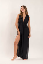 Load image into Gallery viewer, Image 04: Rio De Sol Maxi Dresses Black Long Dress Soleil