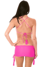 Load image into Gallery viewer, Image 04: Rio De Sol Top Soutien Ambra Jupe Rosa Choque