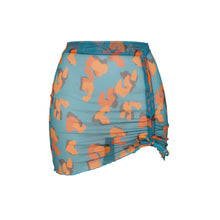 Load image into Gallery viewer, Product Front: Rio De Sol Beach Skirt Luma Mini Skirt Ruched