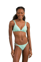 Load image into Gallery viewer, Model Front: Rio De Sol Set Set Malibu-Menta Tri-Duo Mini-Duo
