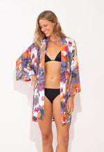 Load image into Gallery viewer, Image 06: Rio De Sol Kaftans / Cover Ups Garden-Flower Kimono