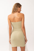 Load image into Gallery viewer, Model Back: Rio De Sol Mini Dress Brisa-Pistache Sara Dress