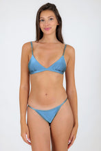 Load image into Gallery viewer, Model Front: Rio De Sol Bottom Bottom Shimmer-Baltic-Sea California