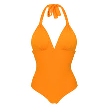 Load image into Gallery viewer, Product Front: Rio De Sol One-Piece Dots-Mango Mel-Op