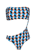 Load image into Gallery viewer, Product Front: Rio De Sol One-Piece Maio Geometric