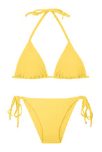 Load image into Gallery viewer, Product Front: Rio De Sol Set Set Amarelo Tri-Inv Lacinho