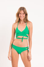 Load image into Gallery viewer, Model Front: Rio De Sol Top Top Dots-Tambourine Kate