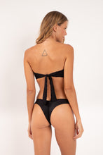 Load image into Gallery viewer, Model Back: Rio De Sol Top Top Shimmer-Black Mavi