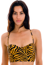Load image into Gallery viewer, Gallery: Rio De Sol Top Top Wild-Orange Balconet-Anna