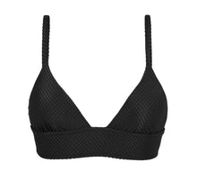 Load image into Gallery viewer, Product Front: Rio De Sol Top Top Cloque Preto Tri Cos
