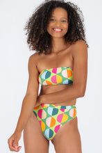 Load image into Gallery viewer, Gallery: Rio De Sol Set Set Garden-City Bandeau-Reto Hotpant-Cos
