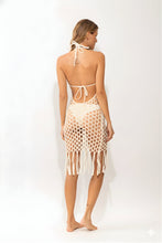 Load image into Gallery viewer, Model Back: Rio De Sol Midi Dress Offwhite Serena Dress
