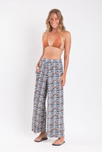 Load image into Gallery viewer, Image 04: Rio De Sol Beach Trousers Ikat Wide Pants
