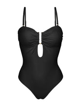 Load image into Gallery viewer, Product Front: Rio De Sol One-Piece Malibu-Black Sara-Op
