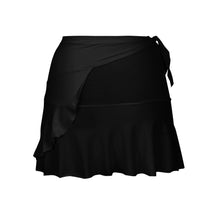 Load image into Gallery viewer, Product Back: Rio De Sol Beach Skirt Mini Skirt Nero
