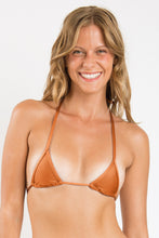 Load image into Gallery viewer, Gallery: Rio De Sol Top Top Shimmer-Nocciola Tri-Mini
