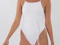 Load and play video in Gallery viewer, Video: Rio De Sol One-Piece Sand-White Adele
