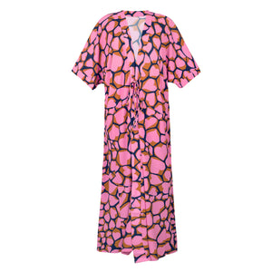 Product Front: Rio De Sol Maxi Dresses Amore-Pink Long Dress