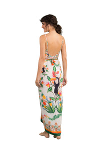 Model Back: Rio De Sol Pareo Boho Canga