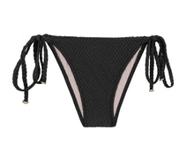 Load image into Gallery viewer, Product Front: Rio De Sol Bottom Bottom Cloque Preto Balconet
