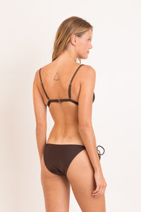 Model Back: Rio De Sol Bottom Bottom Shimmer-Coffee Ibiza-Comfy