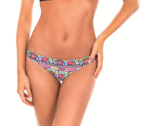 Load image into Gallery viewer, Model Front: Rio De Sol Bottom Calcinha Folk Strappy
