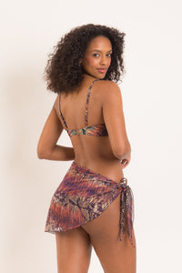 Image 07: Rio De Sol Beach Skirt Cobra Mini-Sarong