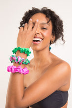 Load image into Gallery viewer, Image 02: Rio De Sol Hair Accessory Dots-Energy Scrunchie
