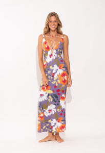Model Front: Rio De Sol Beach Dresses Garden-Flower Saida Yara