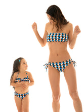 Load image into Gallery viewer, Model Back: Rio De Sol Girl&#39;s Two-Piece Geometric Kids
