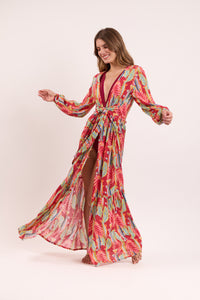 Image 05: Rio De Sol Beach Dresses Sea-Bloom Long Dress Verona
