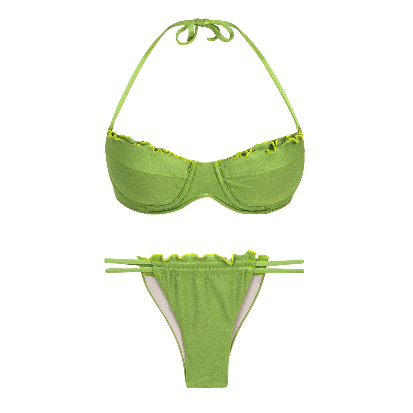 Product Front: Rio De Sol Set Set Shimmer-Botanica Balconet-Frufru Pipa-Frufru