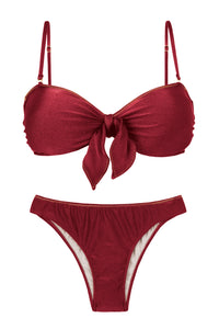 Product Front: Rio De Sol Set Set Shimmer-Divino Bandeau-Knot Essential