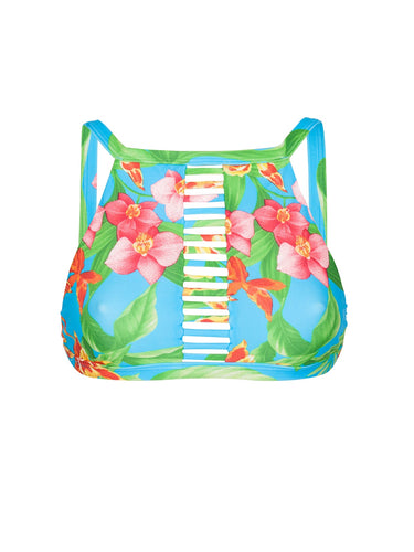 Product Front: Rio De Sol Top Soutien Aloha Cropped Tiras