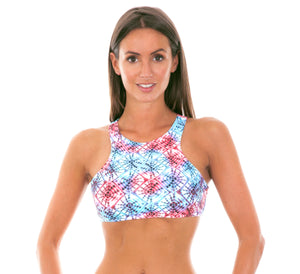 Model Front: Rio De Sol Top Soutien Tiejean Sporty