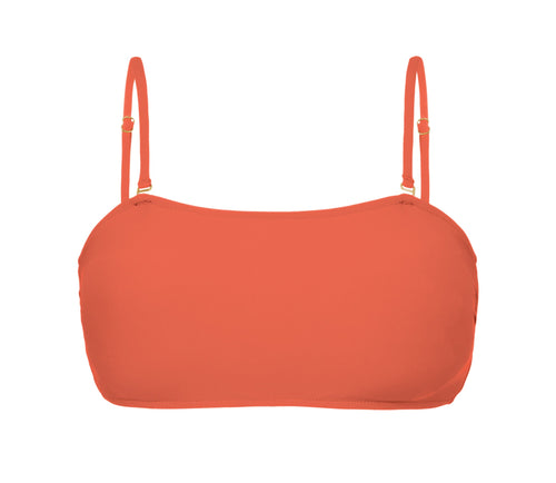 Product Front: Rio De Sol Top Top Light-Peach Bandeau-Reto