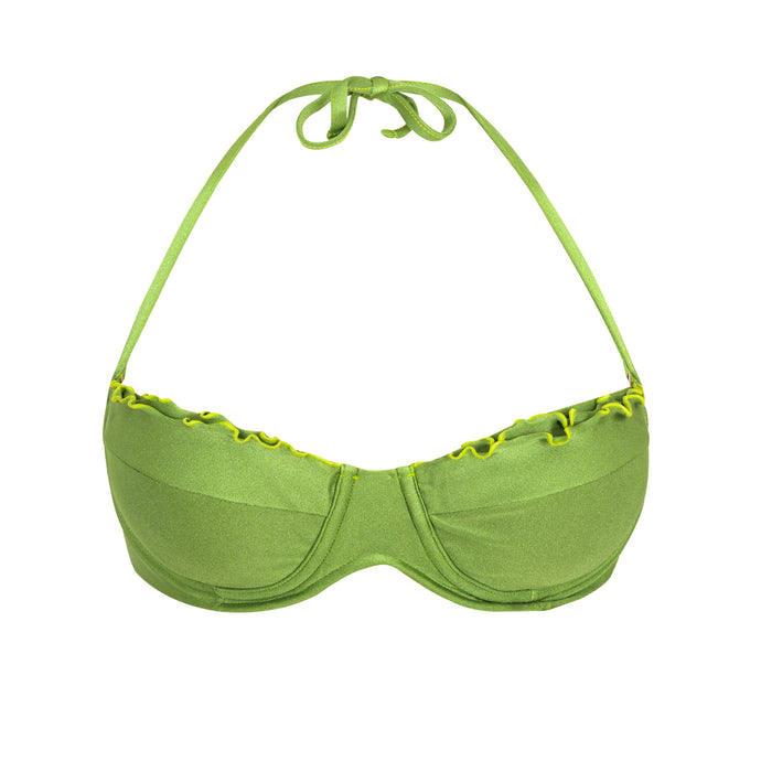 Product Front: Rio De Sol Top Top Shimmer-Botanica Balconet-Frufru