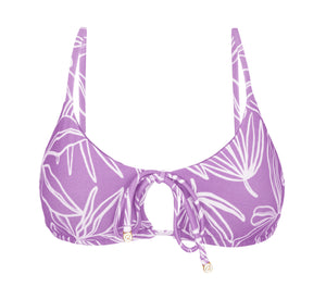 Product Front: Rio De Sol Top Top Trail-Purple Tank-Tie