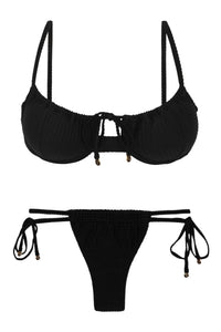 Set Dots-Black Balconet-Tie Pipa