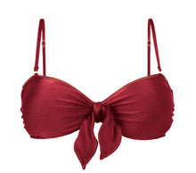 Load image into Gallery viewer, Top Shimmer-Divino Bandeau-Knot
