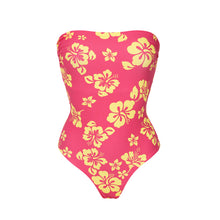 Load image into Gallery viewer, Product Front: Wednesday In Hawaii By Rio De Sol One-Piece Pua-Guava Aloha
