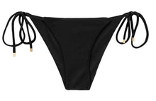 Load image into Gallery viewer, Bottom Shimmer-Black Cheeky-Tie
