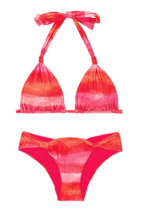 Sexy Bikini Swimwear Mulheres Tankinis Swimsuit Brazilian Bikini Set Red  White Top Praia Ternos Desgaste Banho S XL J190201 De $42,52