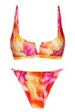 Load image into Gallery viewer, Set Tiedye-Red Bra-V Cheeky-Fixa
