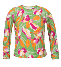 Load image into Gallery viewer, Top Green-Bloom Rash-Guard
