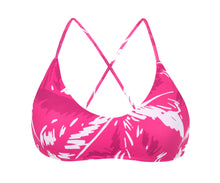 Load image into Gallery viewer, Top Pink-Palms Bralette

