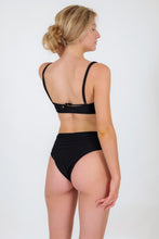 Load image into Gallery viewer, Top Shimmer-Black Bandeau-Reto
